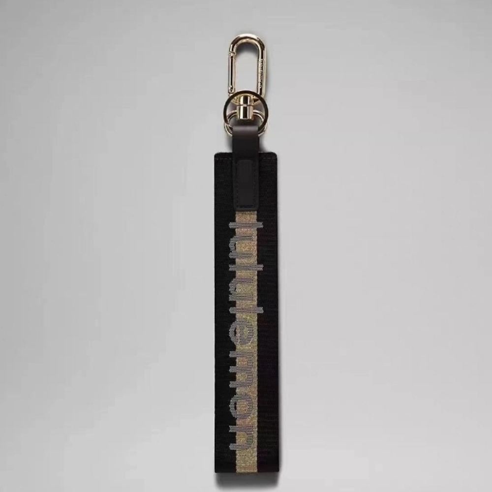 lululemon athletica Black and Gold Key Holder